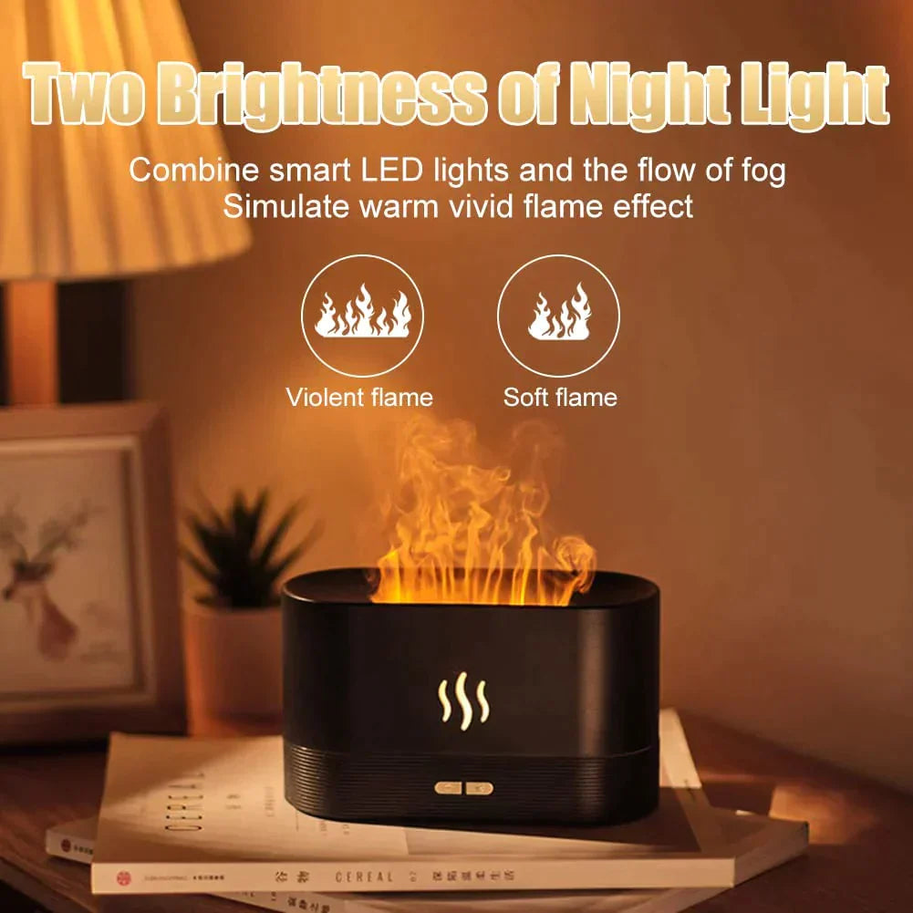 LED Flame Ultrasonic Air Humidifier